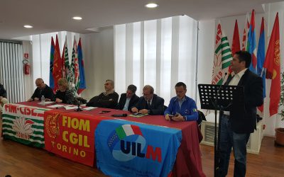 Assemblea Generale dei metalmeccanici torinesi – “Per il lavoro, dalle crisi aziendali al rilancio di una politica industriale nel territorio”