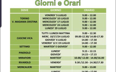 PER I NOSTRI ISCRITTI: AGGIORNAMENTO CALENDARIO SEDI COMPILAZIONE ANF