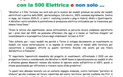 FCA: POLO TORINESE – RIPARTE IL FUTURO