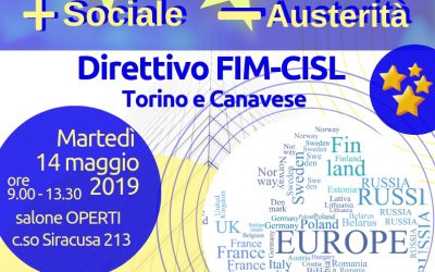 14 maggio 2019 – DIRETTIVO FIM CISL TORINO E CANAVESE